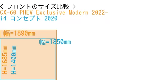 #CX-60 PHEV Exclusive Modern 2022- + i4 コンセプト 2020